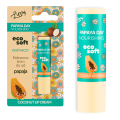 Kokosowy balsam do ust Lippy Day eco soft - Melon i Papaya