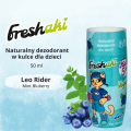 Naturalny dezodorant w kulce dla dzieci Freshaki, Leo Rider, Mint Bluberry, 50 ml, 3-pak WOREK GRATIS