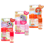Zestaw pomadek ochronnych  dla dzieci, naturalny skład Laura Conti - Słodka Ania, Cukierkowa Zosia, Żelkowa Maja