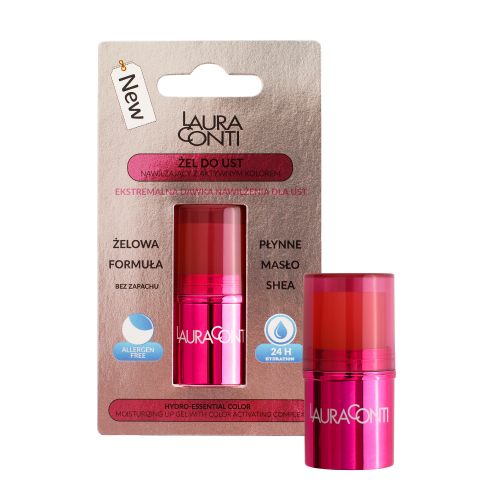 Balsam do ust nawilżający, żelowa konsystencja, utleniający Laura Conti