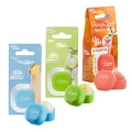 Zestaw balsamów do ust w kulce Lippy Eco Soft - Pinacolada, Mojito, Orange Spritz