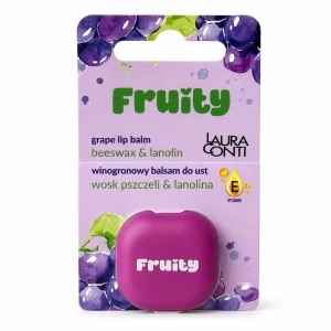 Balsma do ust w kulce Fruity Laura Conti - Winogrono