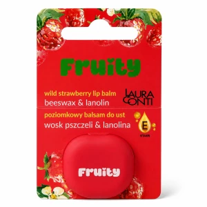 Balsma do ust w kulce Fruity Laura Conti - Poziomka