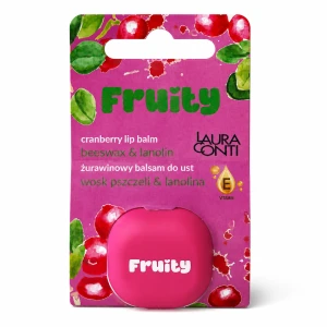 Balsam do ust w kulce Fruity Laura Conti - Żurawina