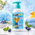 Delikatny żel pod prysznic dla dzieci 5+, Mięta Jagoda, Freshaki Leo Rider, 300 ml