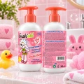 Delikatny żel pod prysznic dla dzieci 5+, Aloes Kiwano, Freshaki Tessa Bunny, 300 ml