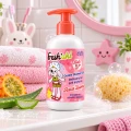 Delikatny żel pod prysznic dla dzieci 5+, Aloes Kiwano, Freshaki Tessa Bunny, 300 ml