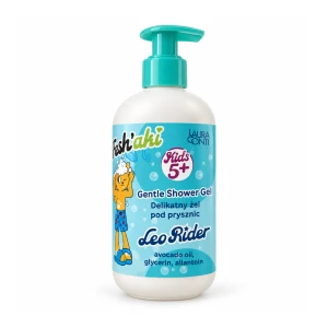 Delikatny żel pod prysznic dla dzieci 5+, Mięta Jagoda, Freshaki Leo Rider, 300 ml